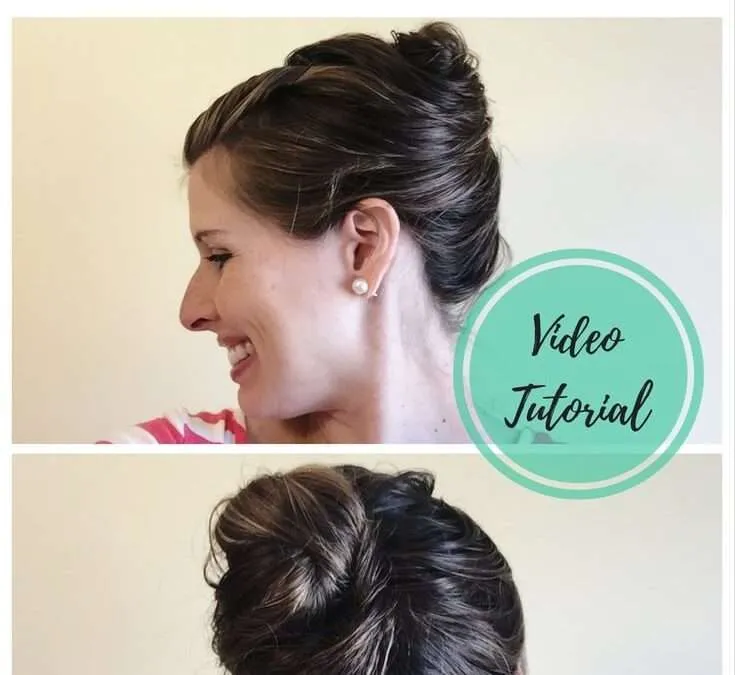 Easy Mom Hair (Wet Hair Style): French Twist