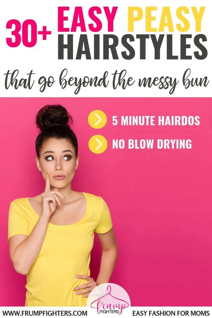 30+ Simple & Easy Hairstyles for Moms Using Wet Hair (Step by Step Videos!)