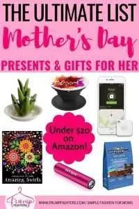 Good gifts can be hard to find, but we have you covered! Discover the best Mother's Day gift ideas for the women in your life broken down into two categories of under $10 and under $20. No matter what your budget or recipient's style you're sure to find the best gift for her! #mothersday #gifts #moms #holidays #ideas #tips