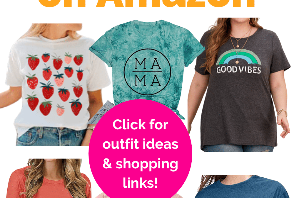 Best Graphic Tees on Amazon + 3 Outfit Ideas