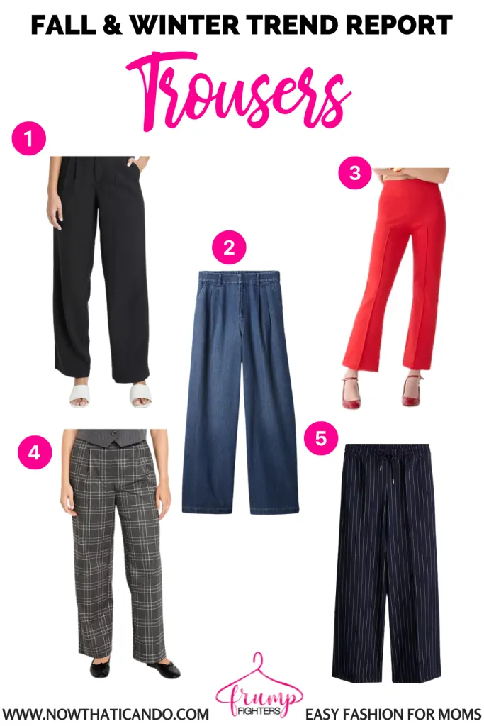Trouser Pants fall winter trend 2024 2025