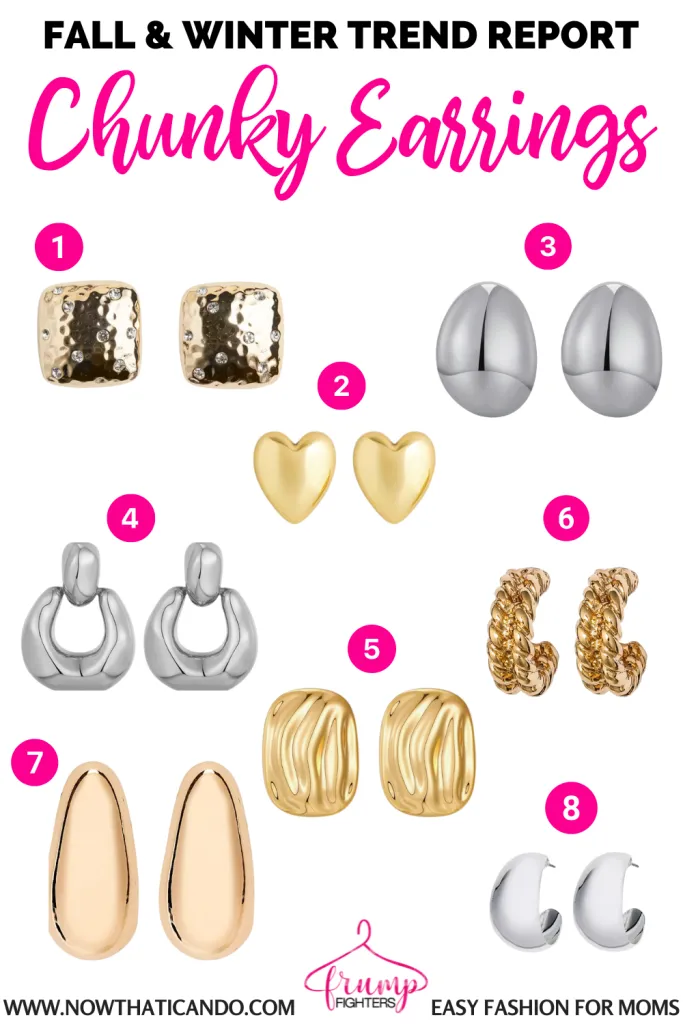 Fall winter 2024 2025 Trends Categories Chunky Earrings