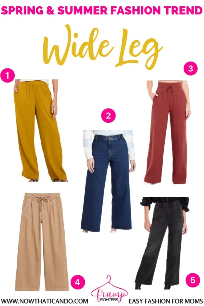 example of wide leg pants jeans trend - where to buy - 2025 spring summer fashion trends forecast for women moms pinterest - casual - what's in style this year for warm weather
