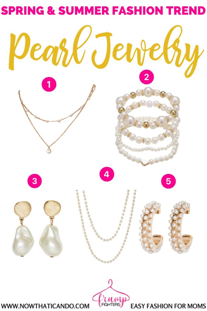 Pearl jewelry trend - 2025 spring summer fashion trends forecast for women moms pinterest - casual - what's in style this year for warm weather