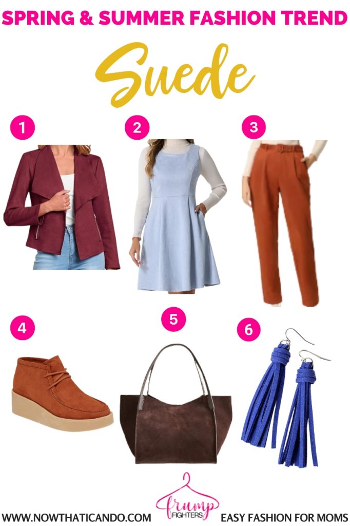 example of suede trend - where to buy - 2025 spring summer fashion trends forecast for women moms pinterest - casual - what's in style this year for warm weather