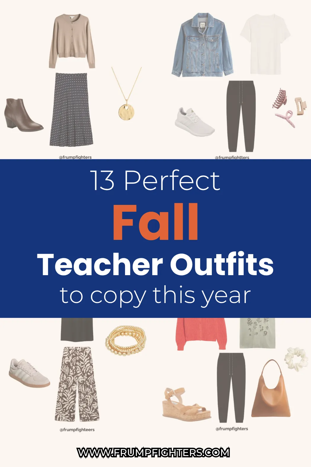 13 Comfy Fall Teacher Outfits That Are Cute & Stylish (+ Free Capsule Wardrobe List)
