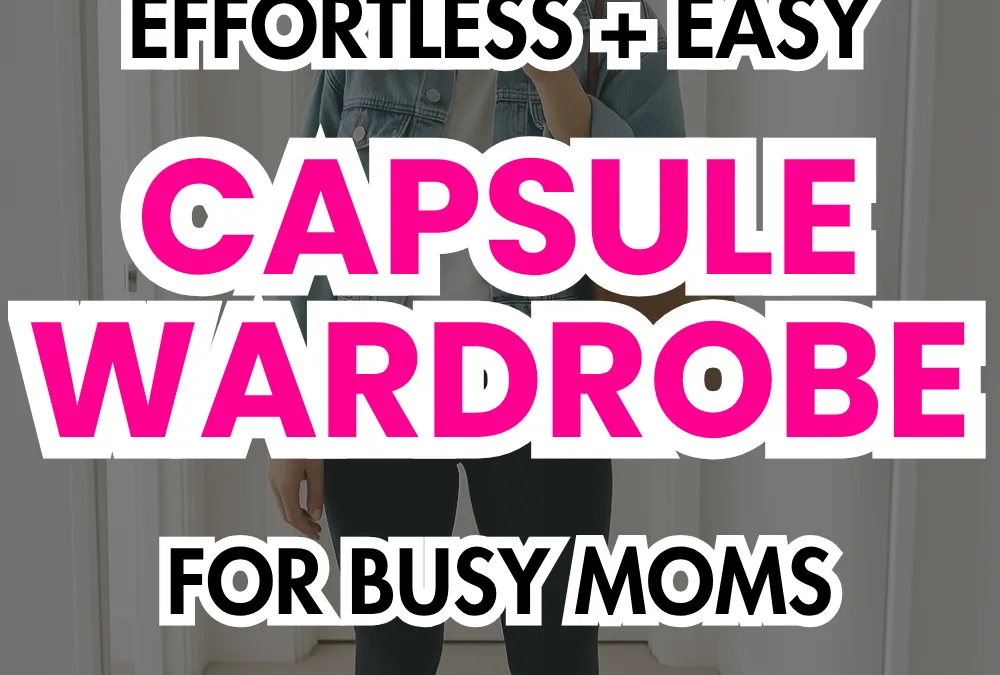 The BEST Capsule Wardrobe for Busy Moms (Easy + Effortless)