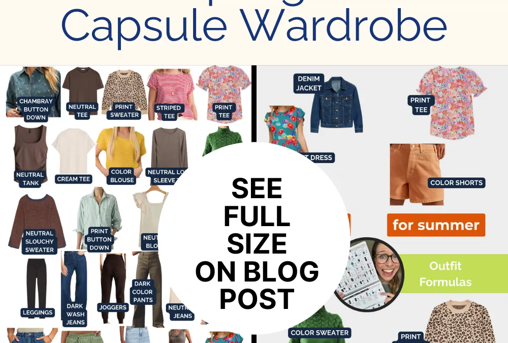 The Perfect Warm Spring Capsule Wardrobe + Outfit Ideas