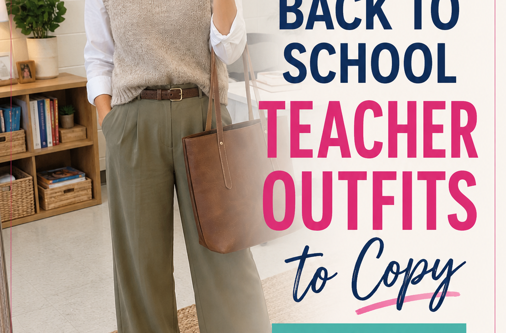 9 Back To School Teacher Outfits to Copy This Year