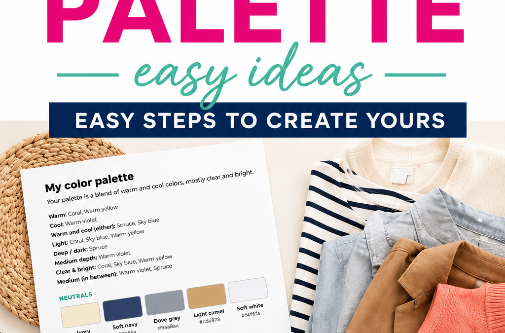 How to Build a Capsule Wardrobe Color Palette